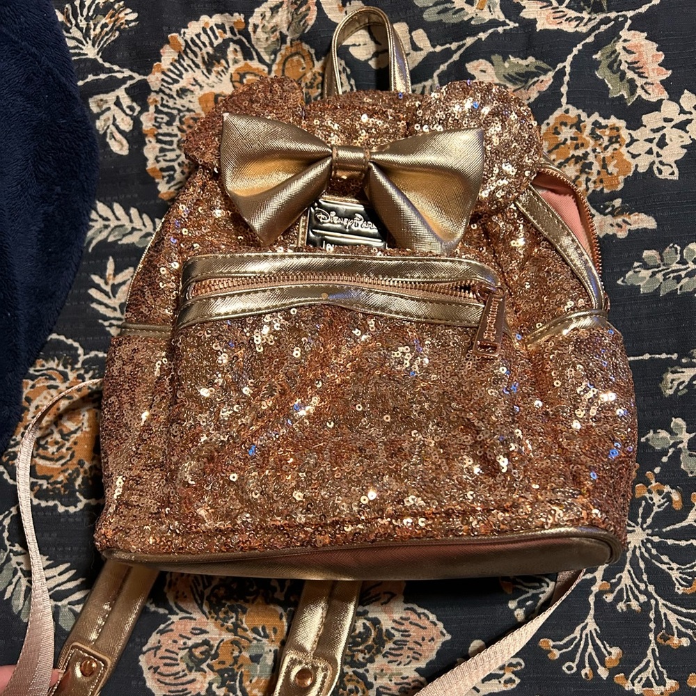 Rose gold Disney Loungefly